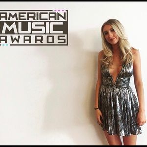 Guilt Trip Metallic Dress - Silver